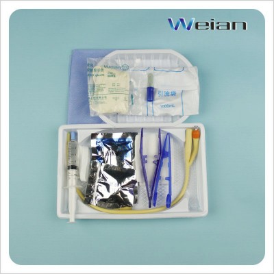 Cheap China Manufacture Disposable Sterile Urine Catheteration pack for sale