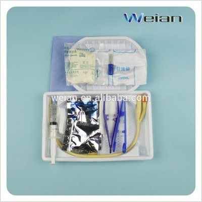 2016 Hot Sale Disposable Sterile Urine Catheter kit surgical instrument kits